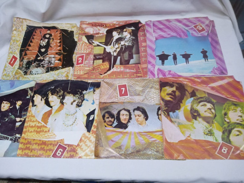 Lp's 7 Viniles De La Caja De Los Beatles 