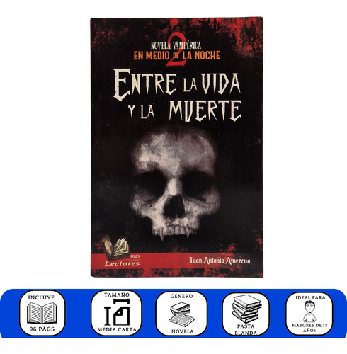 En Medio De La Noche: Entre La Vida Y La Muerte, De Juan Antonio Amezcua Castillo., Vol. 2. Editorial Delfín Editorial, Tapa Blanda, Edición 1 En Español, 2020
