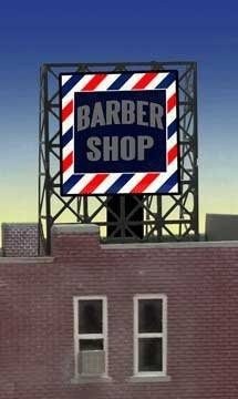 33 Â 8930 N & Z Escala Barber Shop Billboard Miller Signo