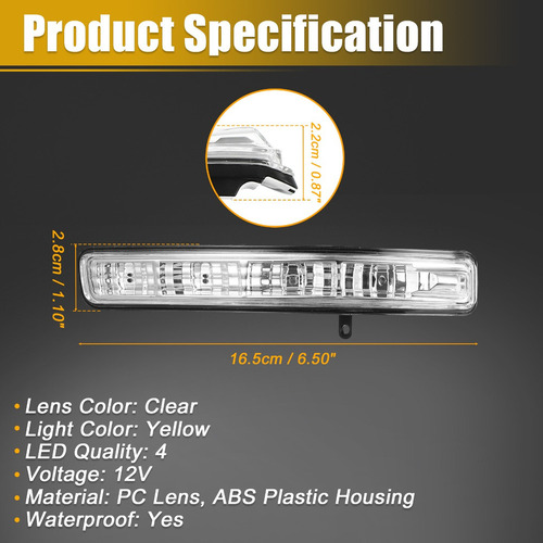 D Luz Señal Giro Espejo Izq For Ford Explorer 2011-2019