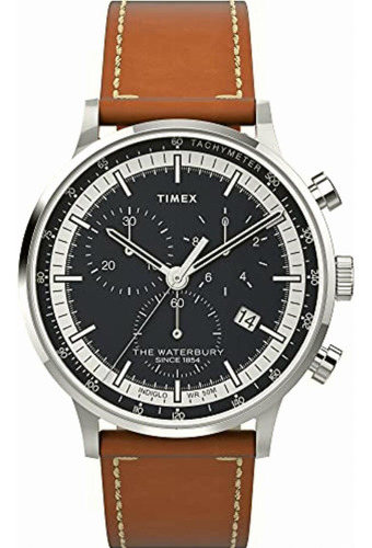 Timex Waterbury Reloj Cronógrafo Clásico De 40 Mm,