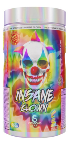 Pré-treino Insane Clown Pote 350g Demons Lab Sour Strips