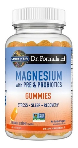 Garden Of Life | Magnesium | Pre And Probiotics | 60gummies 