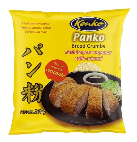 Farinha Bread Crumbs Panko Kenko 200g Oriental Empanar