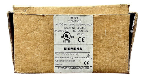 Siemens 7x662-5ad10-0000/bb Rele De Temperatura