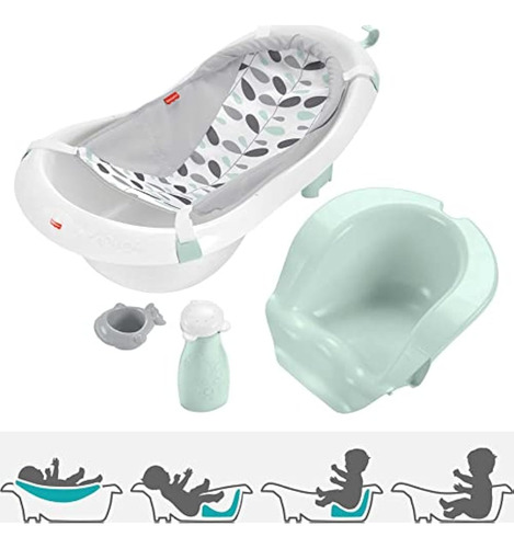 Fisher-price Bañera De Bebé A Niño Pequeño 4 En 1