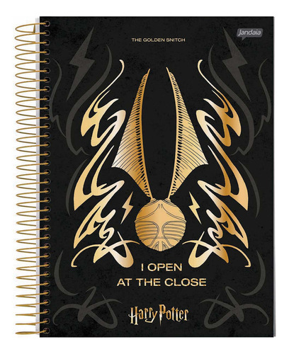 Caderno Espiral Harry Potter Open Jandaia 1 Matéria 96 Fls