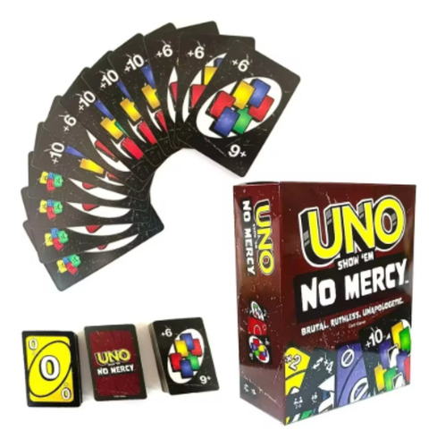 Uno No Mercy Sin Piedad Juego De Cartas