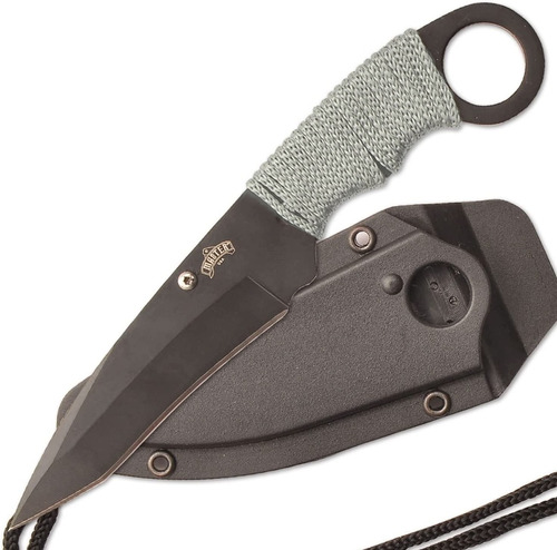 Cuchillo Tactico Master Usa Boot/neck  Fulltang Knife- Grey