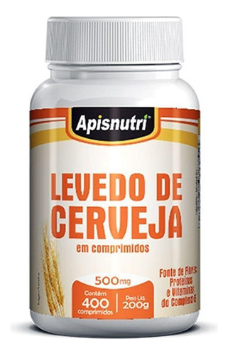 Levedo De Cerveja 400cps 500mg Apisnutri