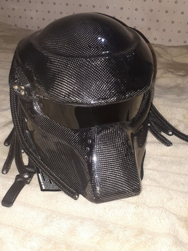 Casco Depredador De Fibra De Carbono (leer Descripción)