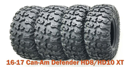 16-17 Can-am Defender Hd8/hd10 Xt Full Tire Set 27x9r14  Ugg