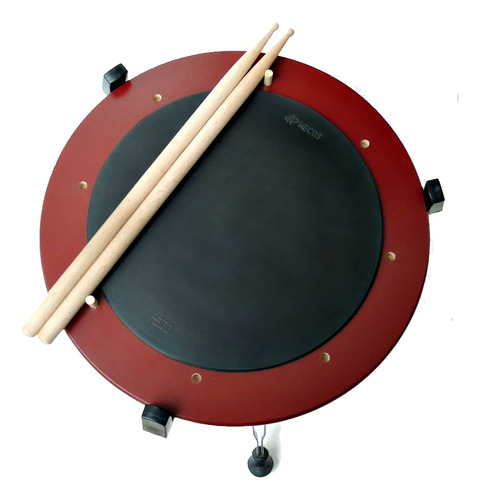 Goma De Practica De Bateria Hecos H300 Sd Pad 15 Pulgadas