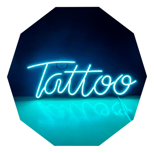 Cartel Tattoo En Neón Led Logos / Leyendas / Nombres