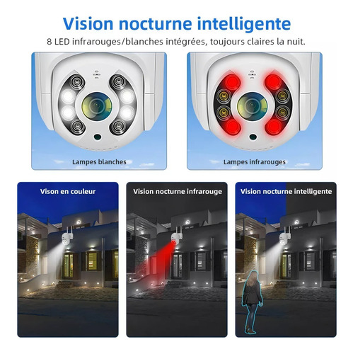 Kit 4 Camera Rotativa Auto Tracking Icsee Wi + 4 Cartão 32gb