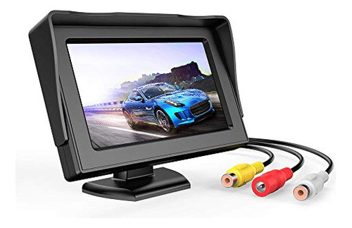 B-qtech 4.3 Inch Color Tft Lcd Display Backup Camera Monitor