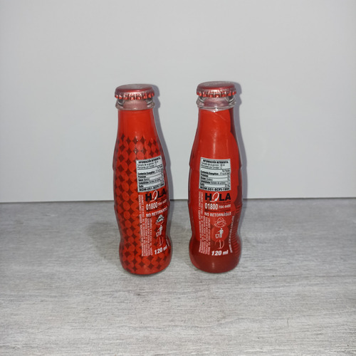 Botellas Coca Cola Año 2005 2 Botellas De 120 Ml Coca Cola (Usado)