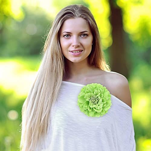 Flores De Peonía Falsas Para El Cabello - 20 Unidades