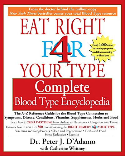 Book : Eat Right For 4 Your Type Complete Blood Type...