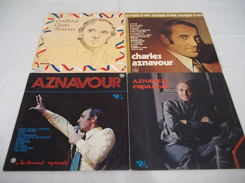 Lp Vinil - Charles Aznavour - 4 Discos