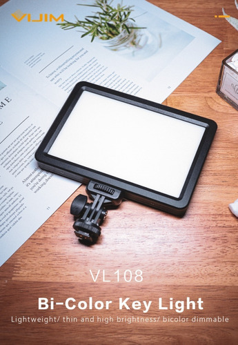 Imagen 7 de 9 de Foco Led Ulanzi Vijim Vl108 A Batería Recargable Integrada