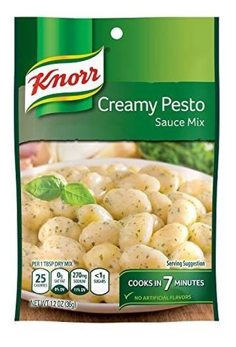 Knorr Pasta Salsa Mix, Cremosa Pesto, 1,2 Oz