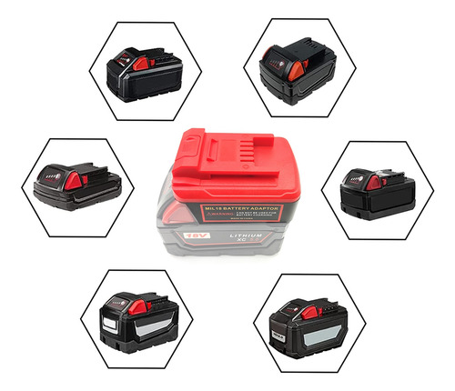 Convertidor Adaptador De Batería Y Herramienta Para Baterías