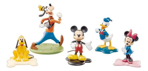 Set Figuras Disney Nuevo 6cm - Mickey Mouse Y Amigos Regalo