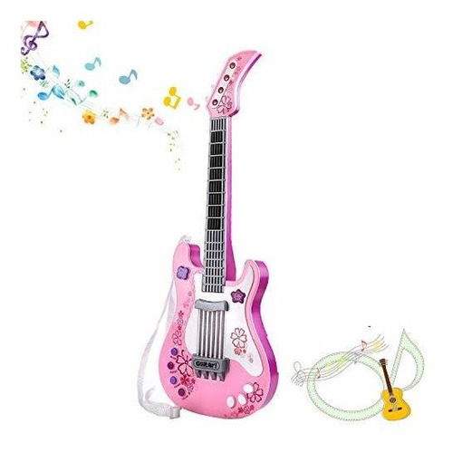Guitarra Para Niños De Sanmersen, Para Niñas, Niños, Juguete