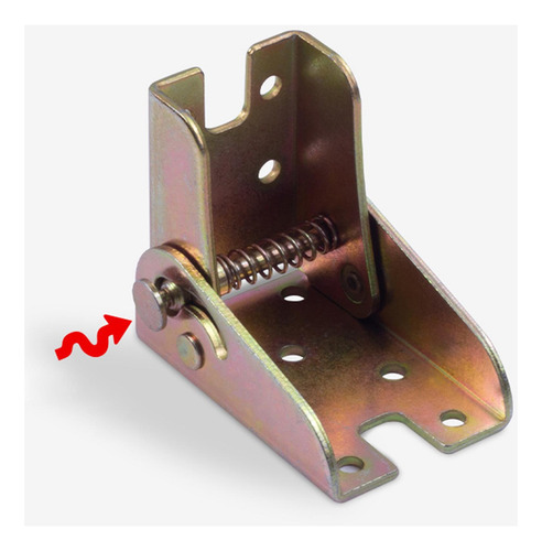 2x Autocatirios Para La Mesa De Bloqueo De Color Galvanizado