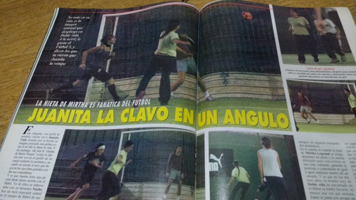 Revista Pronto 461 Juanita Viale Juega Futbol Año 2005