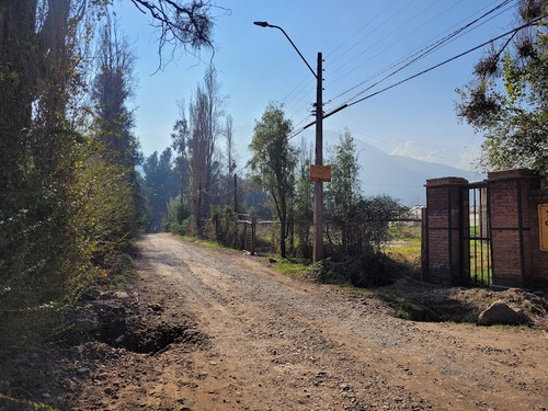 Parcela Con Derechos De Agua, Rol Propio, Las Palomas,pirque