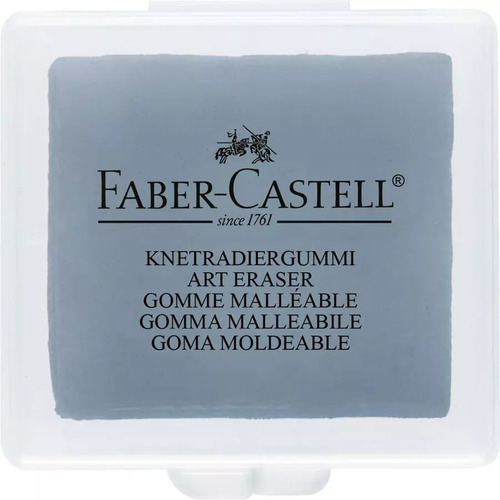 Borracha Artística Maleável - Cinza Faber Castell