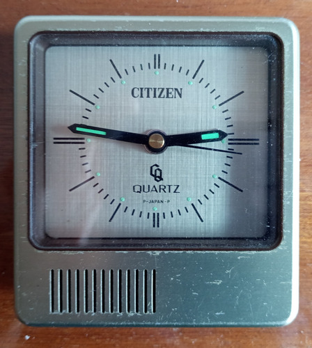 Reloj Despertador Citizen Quartz De Mesa 