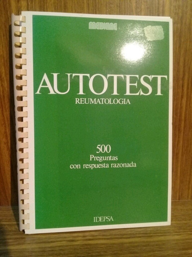 Autotest Reumatología - 500 Preguntas Con Respuestas