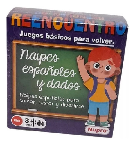 Juego De Mesa Compacto Oca Damas Naipes Y Dados Nupro 