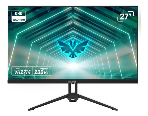 Monitor Valkyrie Vh2714 27 2k Qhd 200hz-144hz Gsync 1ms Ips Verde Musgo