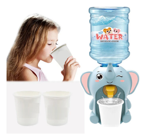 Kit 2 Mini Bebedouro Crianças Dispenser Água Infantil 300ml