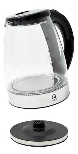 Jarra Chaleira Elétrica De Vidro Transparente 110v 1000w 2l