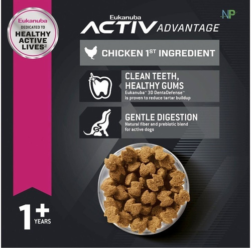 Imagen 3 de 6 de Alimento Perro Eukanuba Adulto Large 15 Kilos Np