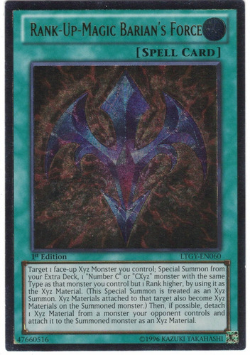 Yugioh Rank-up-magic Barian's Force Ultimate 1st Ltgy-en060