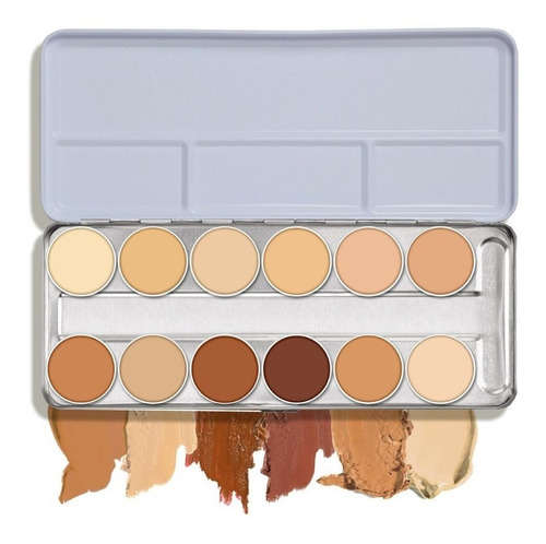 Kryolan Dermacolor Paleta Camouflaje 12 Tonos