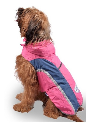 Chaqueta Impermeable Rosada Para Perros Grandes 7xl