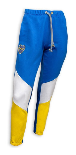Pantalon Babucha De Mujer Boca Juniors Tricolor