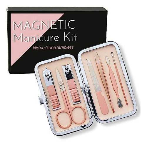 Kit De Extractor De Espin Kit De Manicura Magnético (oro Ros