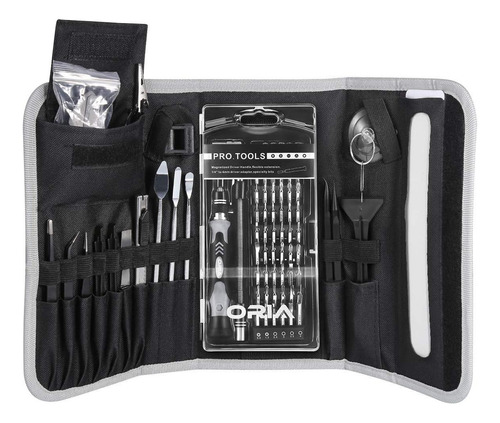 Kit D/herramientas Oria P/reparar Cellphone/pc/tab/black