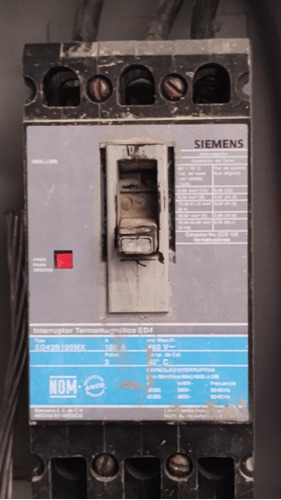 Termointerruptor Siemens Ed43b100mx