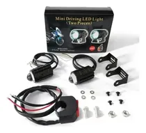 Comprar Kit 2 Faros Led Mini Ojo De Angel 4000lm Con Comando