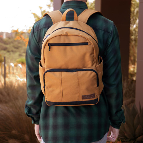 Mochila Industrial Wrangler Resistente Al Agua Marrón