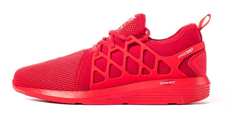 Imagen 2 de 6 de Tenis Karosso Rojo Con Tpu Y Suela De Eva 8417